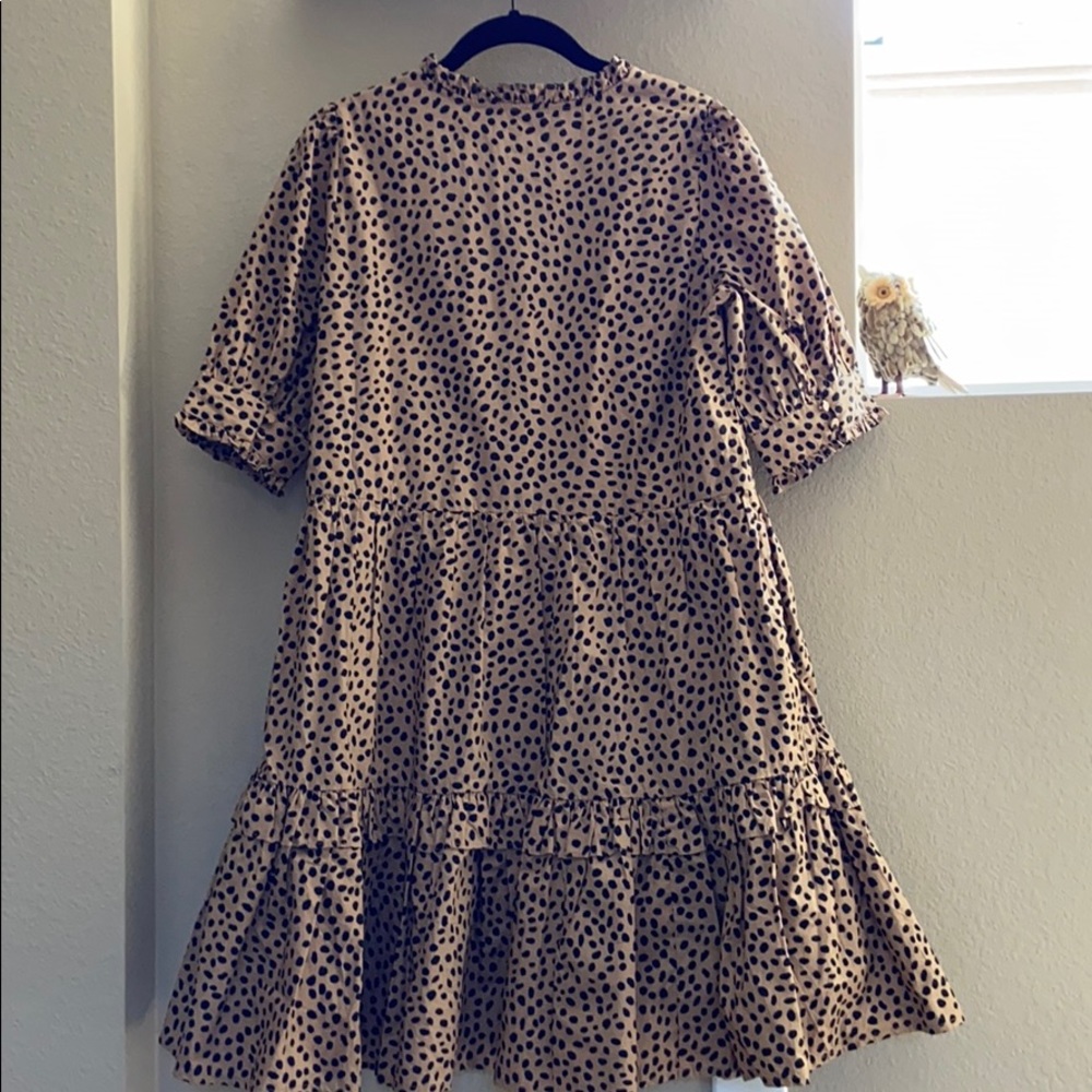 NWT J Crew Ruffleneck Tiered popover dress - XS - Picture 6 of 8